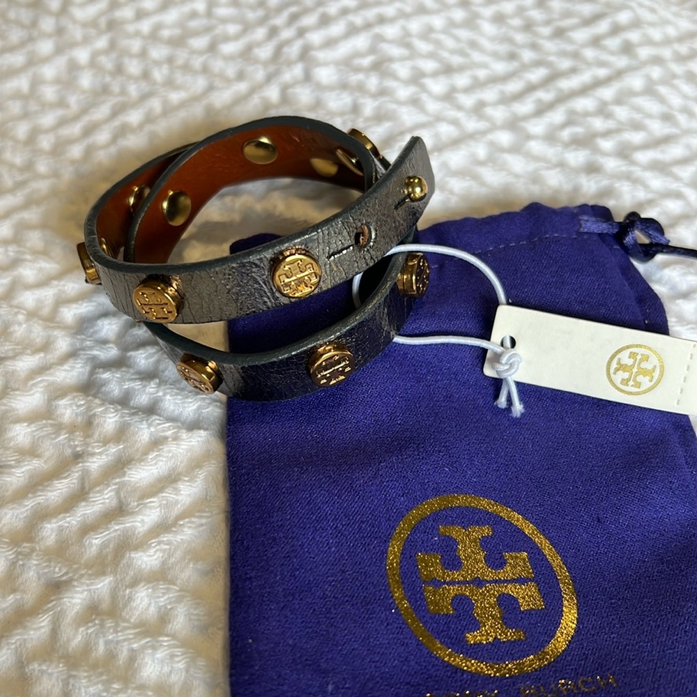 Tory Burch wrap logo bracelet